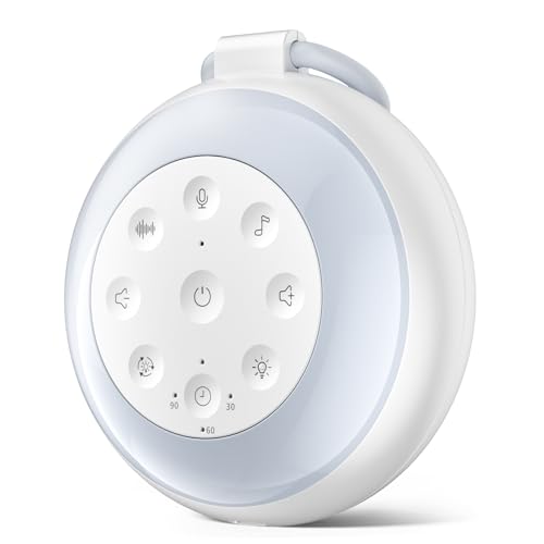 Sizi Sleep Sound Machine for Baby, Portable Sound Machine with Ni...