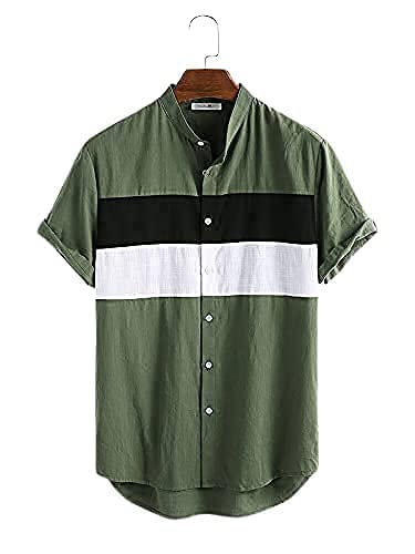 Image of Shirt for Men || Opaqu Cotton Shirts for Men || Regular Fit Solid Shirts for Men || Spread Collar & Half Sleeve Shirt || Casual, Office Wear Shirt for Men.