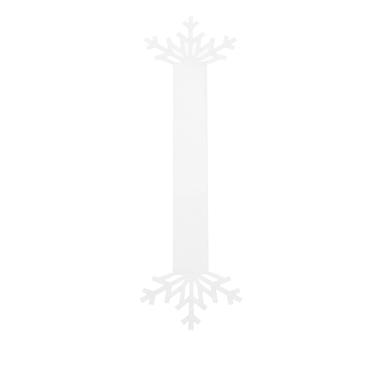 napkin rings 25Pcs Snowflake Napkin Rings Christmas Paper Buckles For Dining Table Decor Holiday Party Xmas Decoration(White)