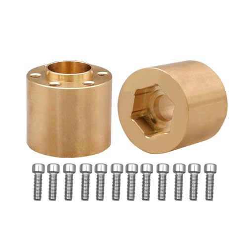 Adaptateur élargisseur en laiton usiné pour optimiser le centre de gravité du RC Crawler TRX4