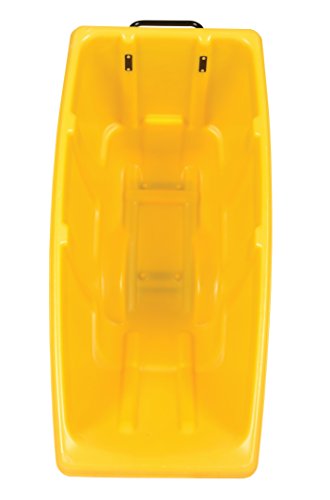 Carretilla plástica Vestil TDT-50-LD amarilla 450 lb miniatura 6