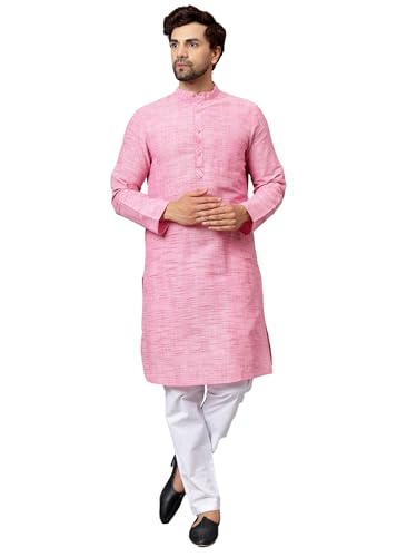 Image of LATEST CHIKAN Men's Cotton Regular Kurta