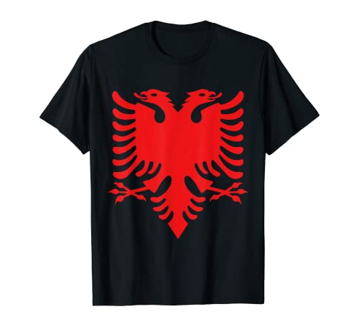 Albanian Flag Shirt Albania Double Headed Eagle Camiseta