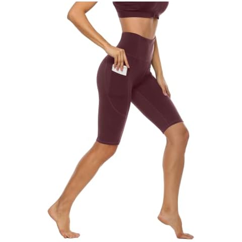 Anwell Mallas cortas para mujer con bolsillo para el móvil Cover