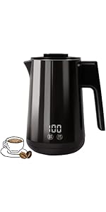 Amazon | CHISYOU 電気ケトル 温度調節 0.8L 保温機能