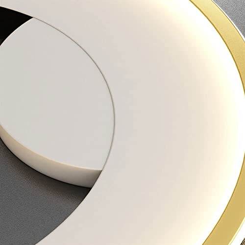Plafonnier moderne lune LED variable pour entrée et entrée