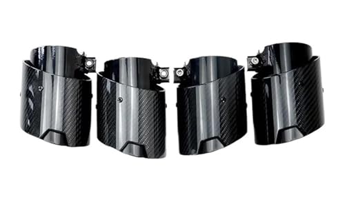 Embouts d'échappement aspect carbone premium pour silencieux BMW M3 G80