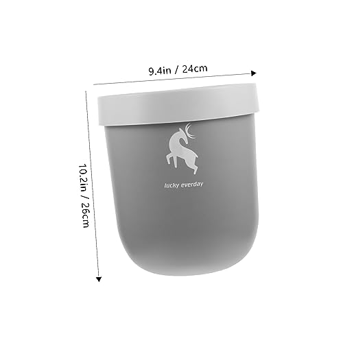 Caneca de basura rectangular compacta OSALADI miniatura 2