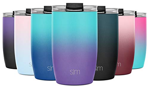 Simple Modern 12oz Voyager Travel Mug Tumbler w/Clear Flip Lid & Straw
