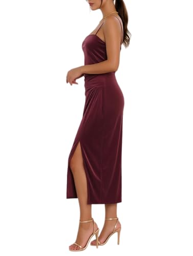 Image of LightlyKiss Women's Bodycon Wedding Guest Dress Formal Cocktail Party Evening Gown