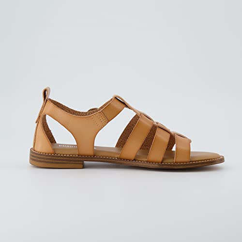 CUSHIONAIRE Women's Lotus fisherman sandal +Memory Foam, Wide Widths Available4