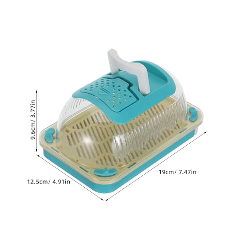 Caja de cría transparente con asa y plástico resistente para caracoles 3
