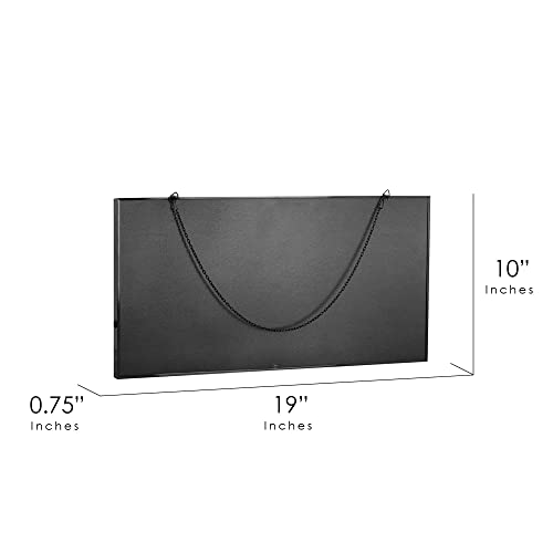 American Art Decor Framed LED Wall Sign - Wall-Mounted Neon Sign - Retro Home Decor - Vintage LED Lights For Bar, Man Cave, Garage, Gaming Room & More (Corona Extra, 10" x 19" x 0.75")