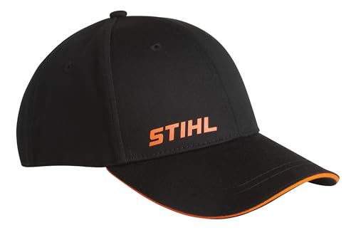 Stihl Casquette de Baseball, Noire, Taille Unique
