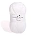 Laines Cheval Blanc - DIANE fil à tricoter 50g - 100% acrylique - Fil pour tricot et crochet - Pelote douce et chaude, idéale tricot adulte et layette