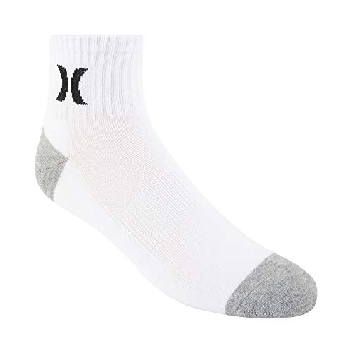 Hurley Men's Standard 6 Pack 1/2 Terry Quarter Crew Socks2