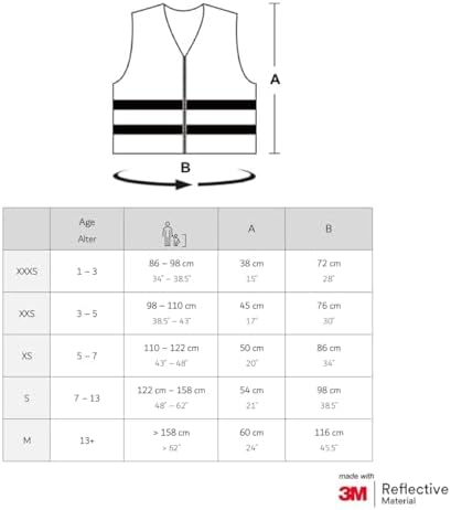 Reflektierende Sicherheitsweste für Kinder