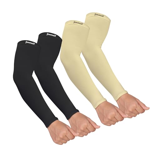 Image of Arm Sleeves for Men & Women, Sun Protection & UV Compression Hand Sleeves for Cycling, Running, Outdoor Sports & Activities, Hand Cover for Bike Riding