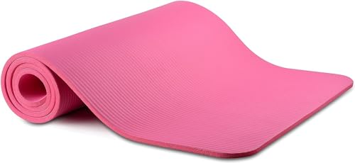 12-Inch-Extra-Thick-High-Density-Anti-Tear-Exercise-Yoga-Mat-with-Carrying-Strap
