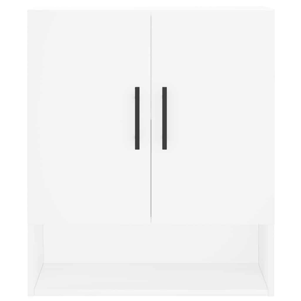 Armadietto a Muro Bianco 60x31x70 cm Legno Multistrato