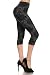 Leggings Depot Women's Popular Best Capri Cropped Butterknit Soft Printed Brush High Waist Quality Leggings Batch1 (Plus (Size 12-24), Private Affair)