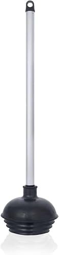 If Your Toilet Is Clogged Right Now, Do This First (Works in 5 Minutes) NEIKO 60166A Toilet Plunger with Patented All-Angle Design, Heavy-Duty Toilet