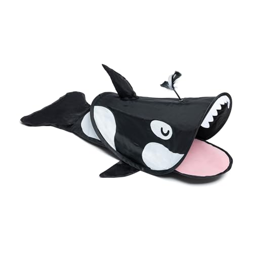 SENCONE Killer Whale Cat Tunnel Toy Portable Hideout Nap Tube for Kittens by SENCONE - Used condition - US$13.87