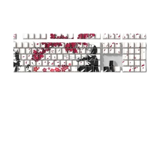 ���� PBT �L�[�L���b�v �t�H�b�N�X �f�U�C�� �z���C�g ���b�h �O���[ �O���f�[�V���� 61 87 98 104 108 ���J�j�J�� �L�[�{�[�h �L�[�L���b�v�ɓK��(Sakura Girl White)