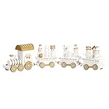 minitrends and co Los juguetes de tren navideño de madera también son buenas ideas de regalos o recompensas de enseñanza para niños