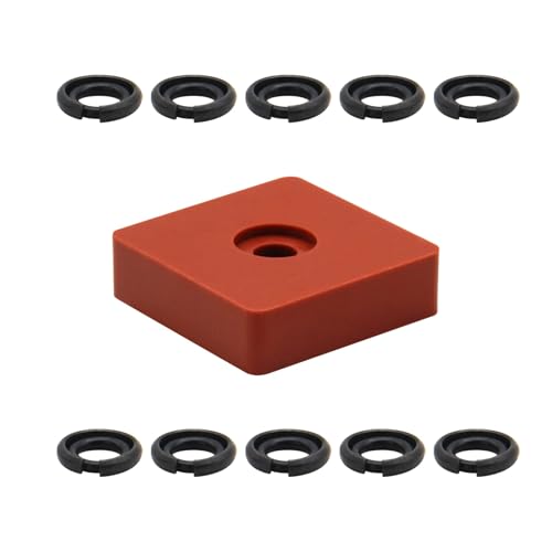 RURBRIN (10 Sets) 3/8" Impact Wrench Retaining Rings with O-Ring, Compatible with Electric/Pneumatic Cordless Wrench, Including Retainer Ring Anvil Install Tool