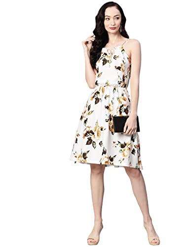 Image of arriva fab Women's Knitted Polyster Printed Dress