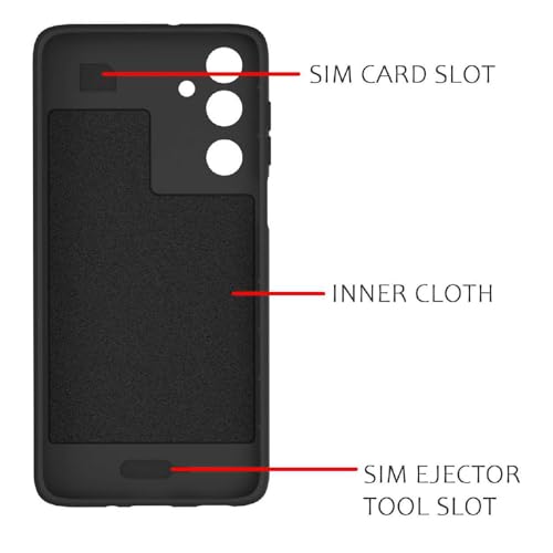 Image of Shockproof Case for Samsung Galaxy M16 5G / F16 5G | Full Camera Protection | TPU Flexible Back Cover for Samsung Galaxy M16 5G / F16 5G (Matte Black)