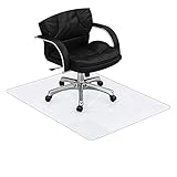 Escarchado Alfombra De Escritorio Suelo Transparente Para Suelos Duros, Tapete Antides
