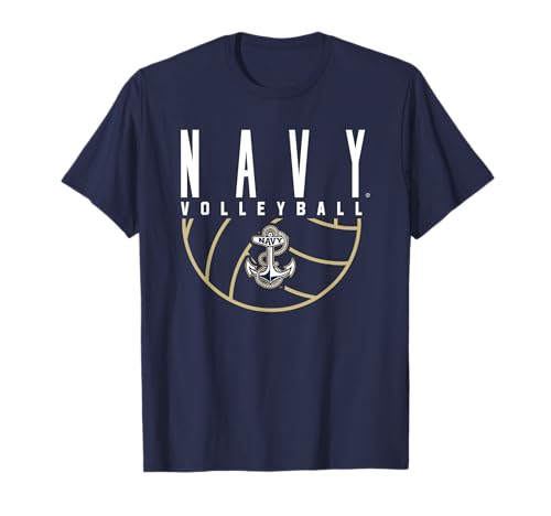 US Naval Academy Navy Midshipmen Volleyball Arch T-Shirt