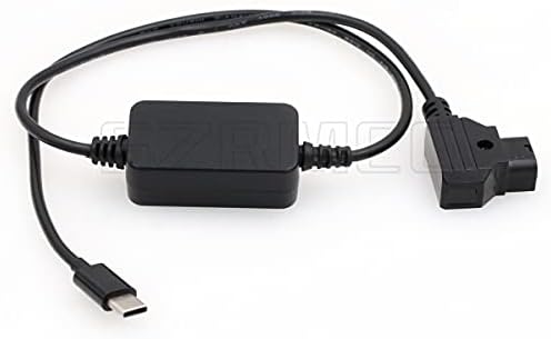 SZRMCC USB C Type-C Regulated 5V to D-tap V Mount Gold-Mount Power Cable for Sound Devices Mix Pre II Blackmagic SDI Converter