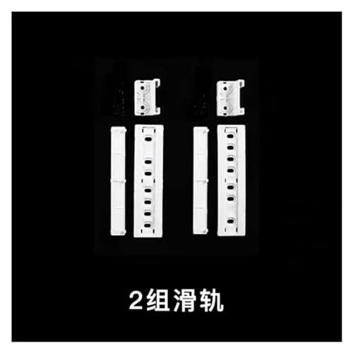Refrigerator Parts, Integrated Fridge Door Plastic Mounting Bracket Fixing Slide Kit for Freezer Refrigerator Door Shelf Rail for Refrigerator Refrigerator Parts Kit(Color:J)