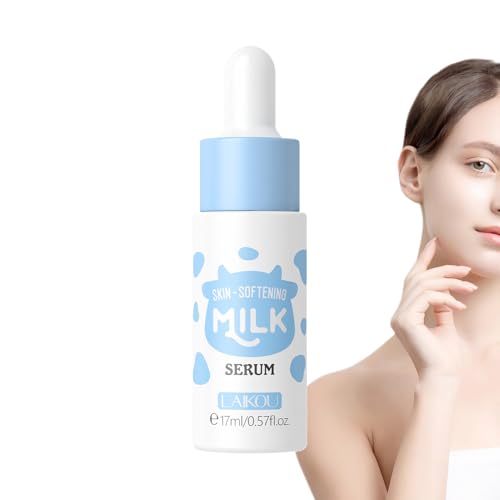 Loción hidratante de leche, refuerzo de humedad profunda, 17 ml, tónico hidratante, tónico facial suavizante, fórmula suavizante, para el cuidado de la belleza del salón en casa
