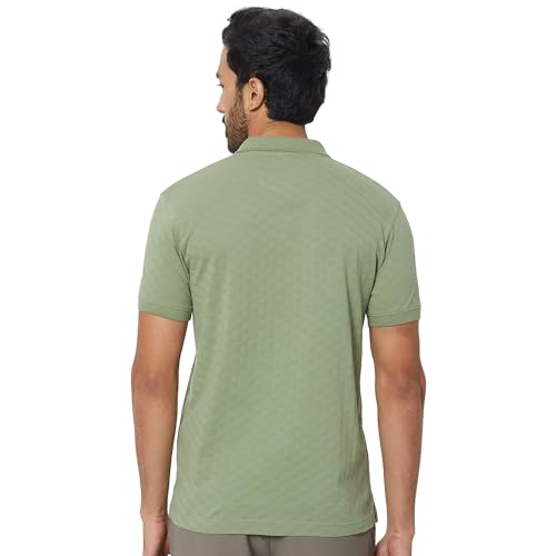 Image of MUFTI Mens Polo Collar Half Sleeve Slim Fit T-Shirts