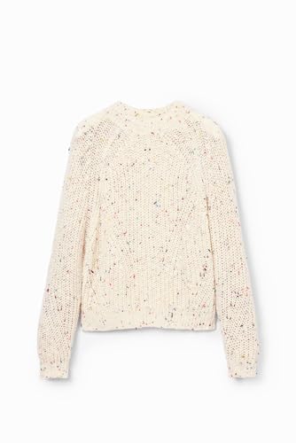 Image of Desigual Womens Woman Flat Knit Thick Gauge Pullover
