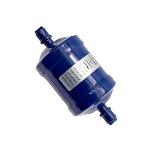 Image of EK-083S Liquid Line Filter Drier for Refrigerants 3 /8 Inch ODF 600PSI /4140Kpa for Heat Pump Air Conditioning Refrigeration Heating Systems