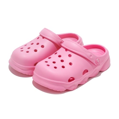 Image of Girls' Clogs for Toddlers & Kids Lightweight Garden Shoes Breathable Slip-on Slides Sandals Slippers Children's Beach Water Shoes