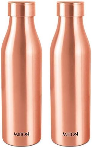 MILTON Copper Charge 1000 Water Bottle, 930 ml, 1 Piece, Copper | Leak Proof | Office Bottle | Gym Bottle | Yoga Bottle | Home | Kitchen | Hiking | Treking Bottle | Travel Bottle (Pack of 2)