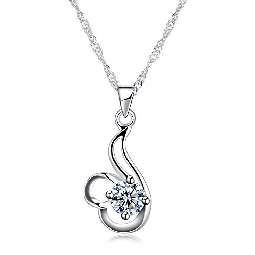 Collier en zircon S bijoux délicat de haute qualité pour femme