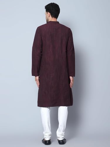 Image of Men's Khadie Cotton Relaxed Straight Kurta