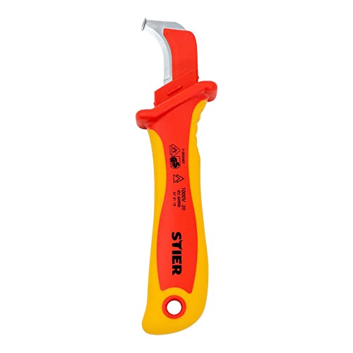 Couteau à dégainer STIER 180 mm testé VDE pour électricien - 7