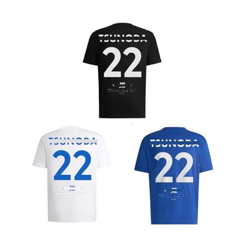 [VAMPAR] Tシャツ 角田裕毅 レッドブル F1 2025 グッズ メンズ Tシャツ 夏服 快適 通気性 速乾 ファンシャツ 男女兼用 ファッション 非公式 (A,S) [並行輸入品]