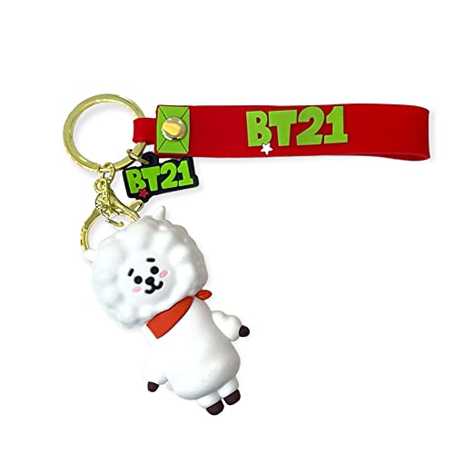 Image of AUGEN BT21 2 Action Figure Keychain Limited Edition for Car, Decoration, Cake, Office Desk & Study Table (Pack of 1)