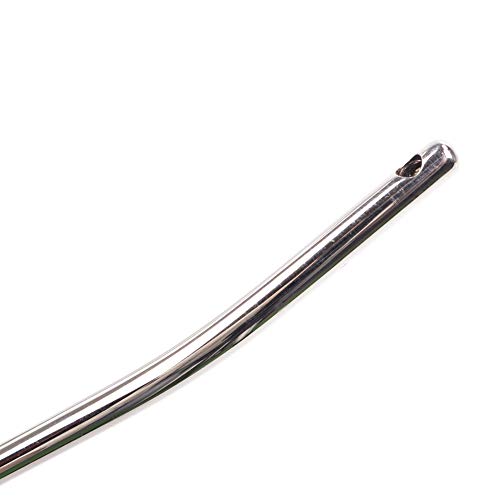 Tige d'urètre percée PLUG URETE PERCE en acier de 13cm x 6mm par Kiotos