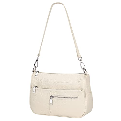 Over Earth Genuine Leather Shoulder Bag for Women Small Crossbody Purse