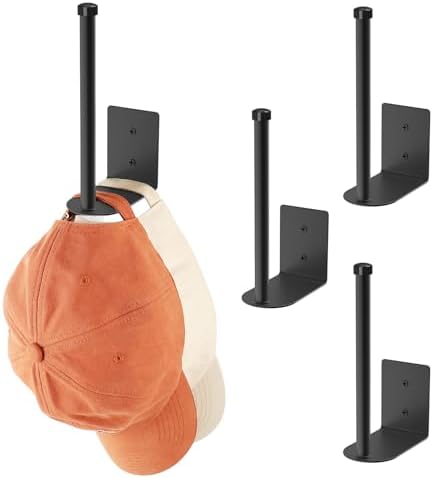 Amazon.com: Sunfanie Hat Rack for Hat Storage (4-Pack), Multi-Purpose ...